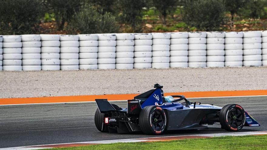Simulacro de carrera de Fórmula E en el Ricardo Tormo