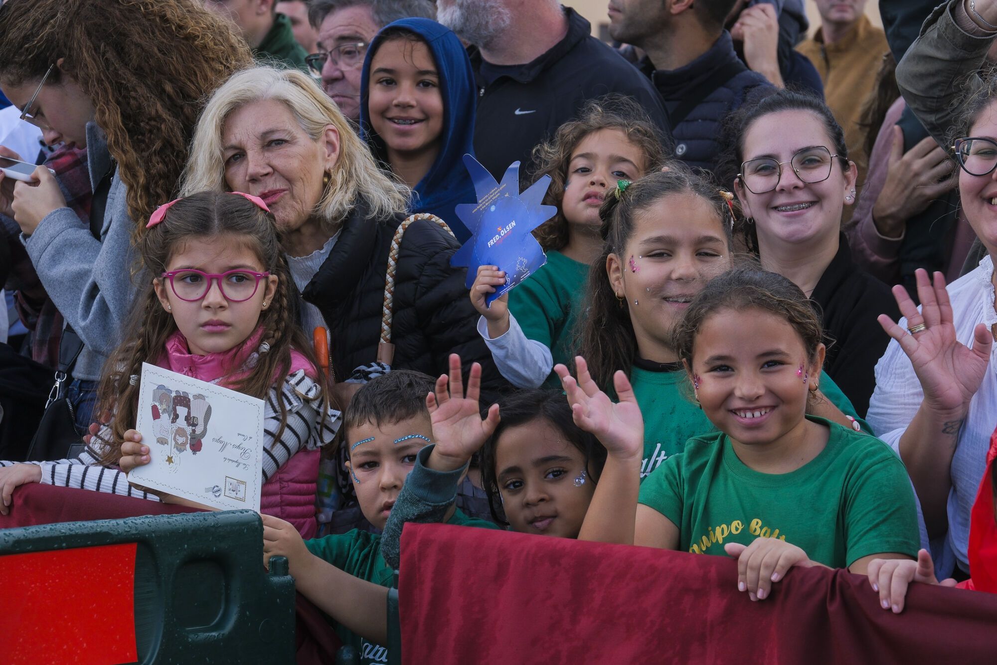 Llegada de los Reyes Magos, en la Base Naval 