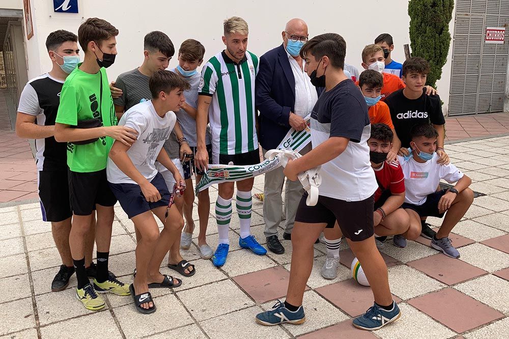 El Córdoba CF presenta a Antonio Casas en La Rambla