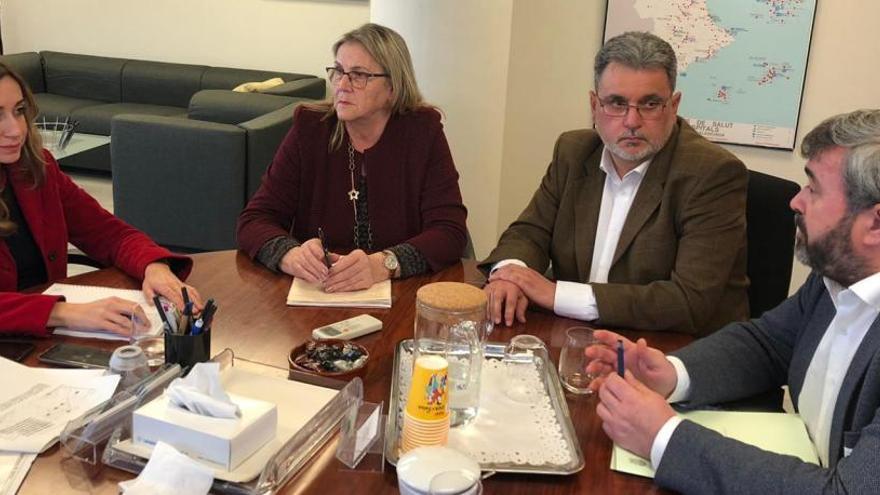 Un momento de la reunión celebrada el lunes en València.