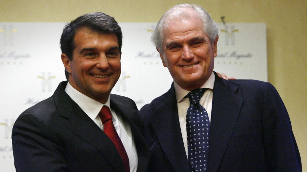 Joan Laporta y Ramón Calderón en una imagen de archivo