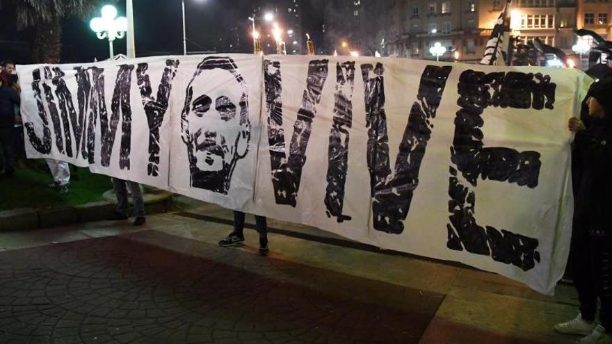 Concentración en la plaza de Portugal en recuerdo de Jimmy y para exigir justicia