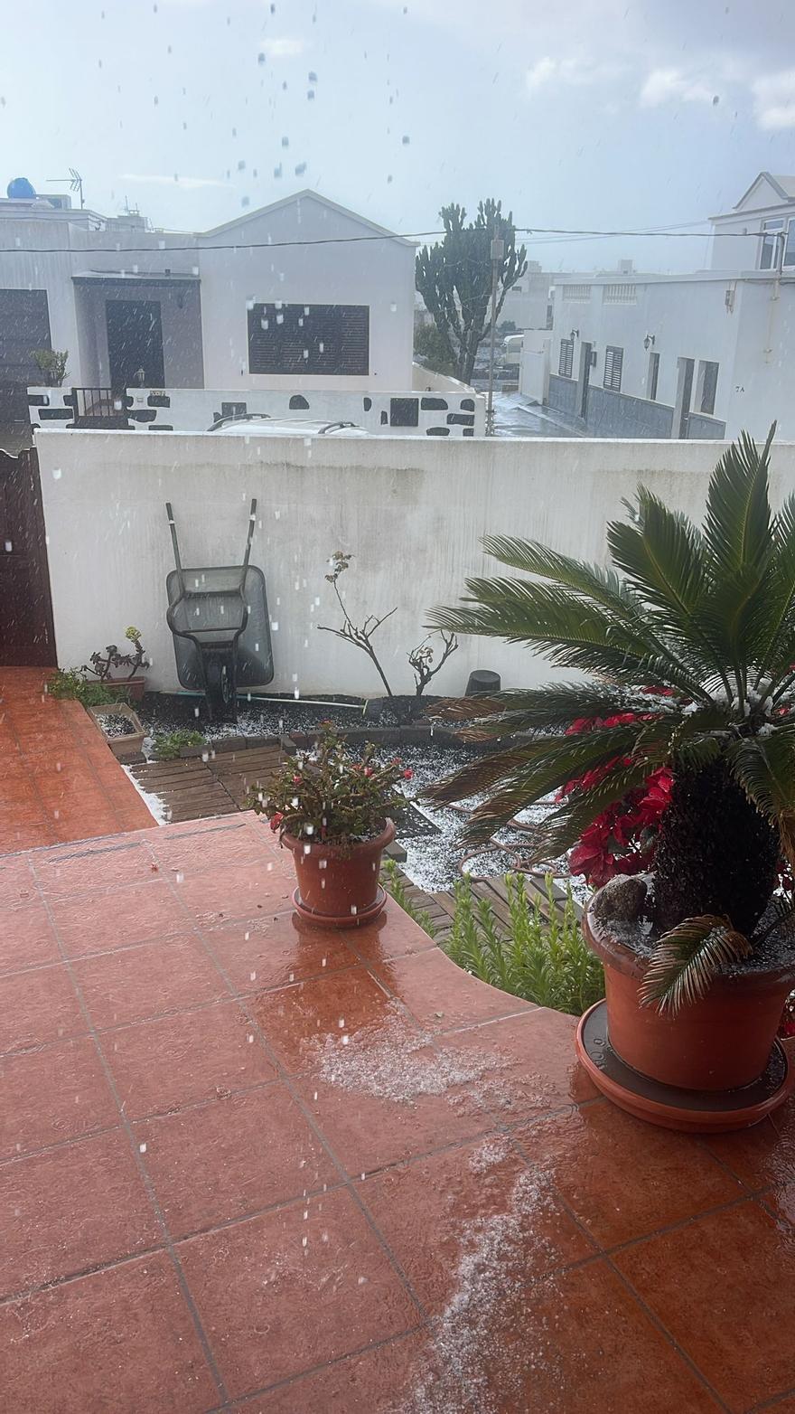 Granizos en San Bartolomé