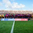 La plantilla del Barça se presenta antes del Trofeo Joan Gamper ante el Mónaco