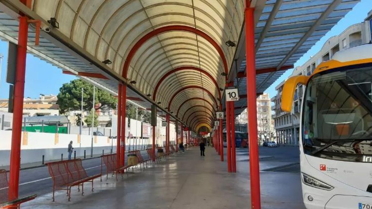 L'estació d'autobusos de Figueres, en una imatge d'arxiu.