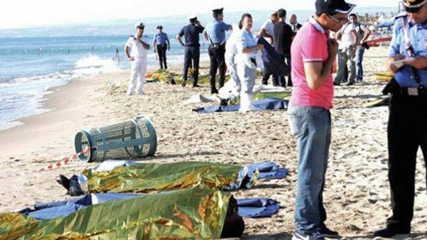 Ahogados a 15 metros de la orilla en una playa en Sicilia