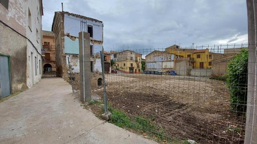 Comienza el acondicionamiento del solar de la calle Goya