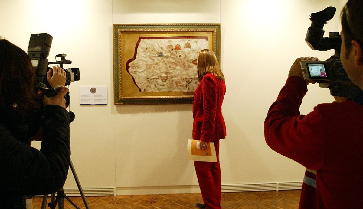 Una de las cartas náuticas de la colección de la Fundación Bartolomé March