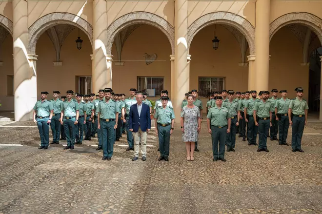 EN IMÁGENES | La Guardia Civil recibe a 47 nuevos agentes en prácticas