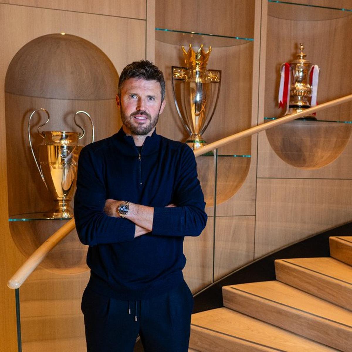 Michael Carrick, nuevo entrenador del Manchester United