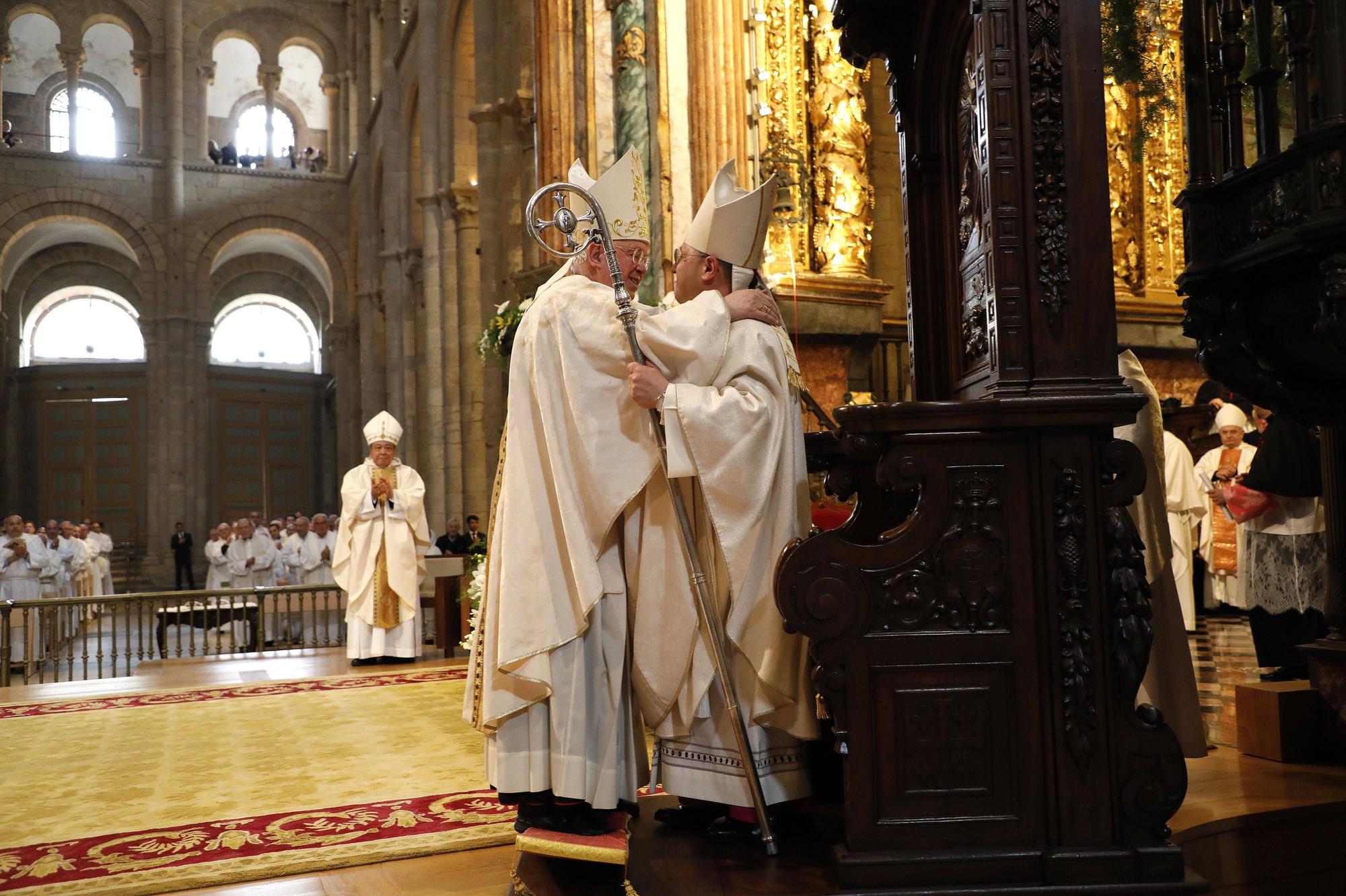 Ceremonia de toma de posesión del nuevo arzobispo de Santiago, monseñor Prieto