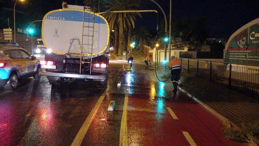 Las Palmas de Gran Canaria atiende 51 incidencias leves por las lluvias registradas este domingo