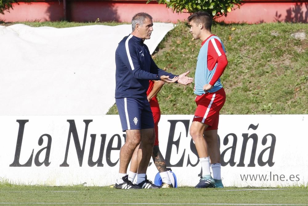 Entrenamiento del Sporting