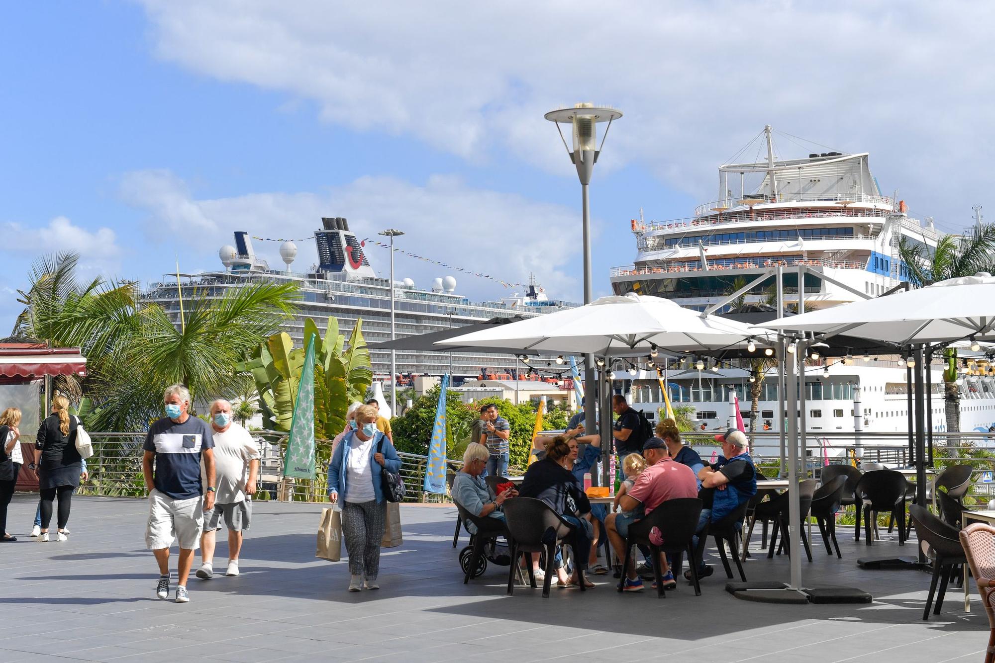 Cruceros en el Puerto de Las Palmas (07/11/2021)