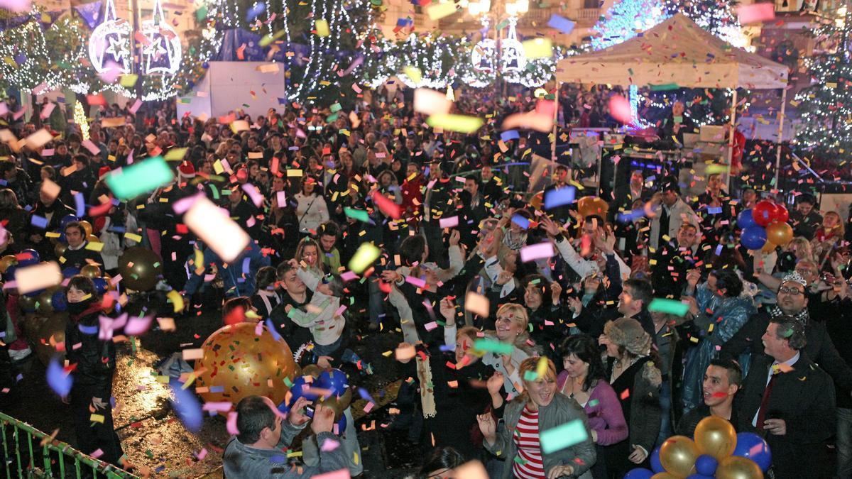 Celebración de Nochevieja en Las Tendillas.