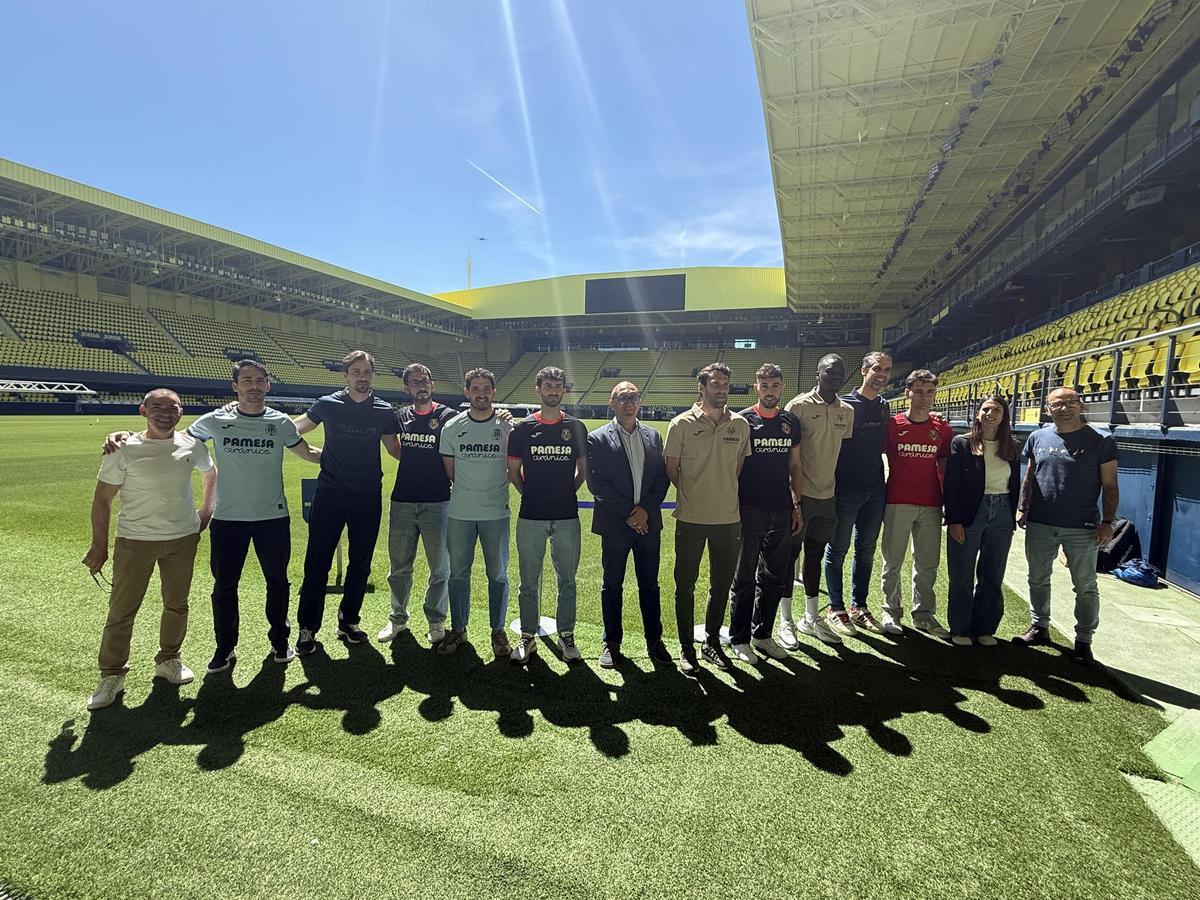 L'Estadi de la Ceràmica va acollir la presentació del X Trofeu Villarreal CF d'escala i corda.