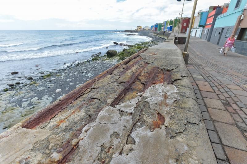 05-08-2019 LAS PALMAS DE GRAN CANARIA. Deterioro del Paseo de San Cristobal  | 05/08/2019 | Fotógrafo: Andrés Cruz