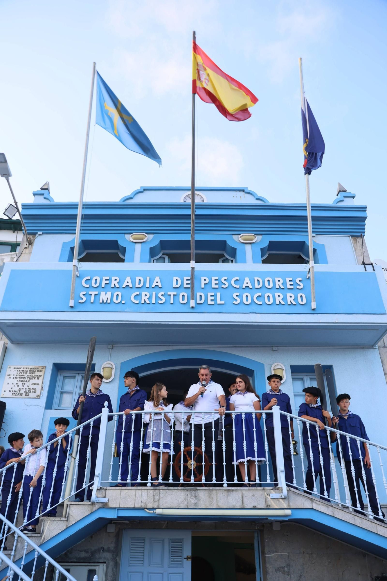 EN IMÁGENES: La procesión de "la llamada de la mar" en el Carmen de Luanco