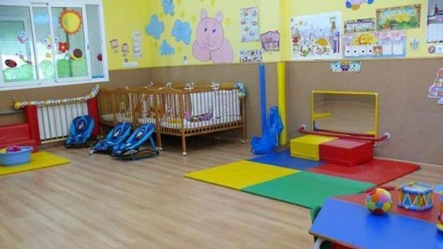 Aula de guardería y colegio