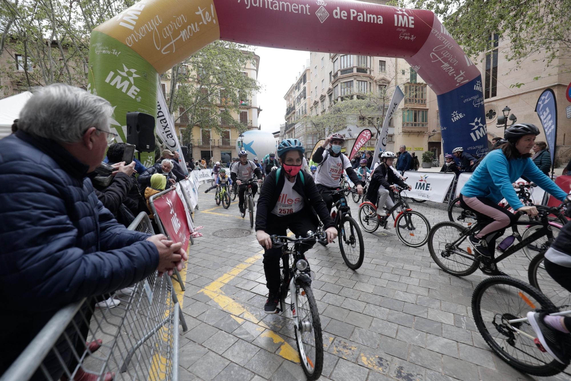 Casi 3.000 personas en el regreso de la Diada Ciclista de Sant Sebastià en Palma