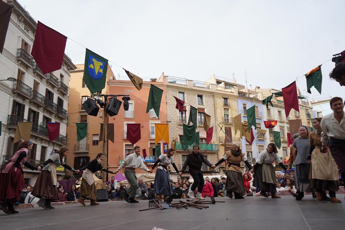 Un instant de la darrera edició de la Fira de l'Aixada de Manresa