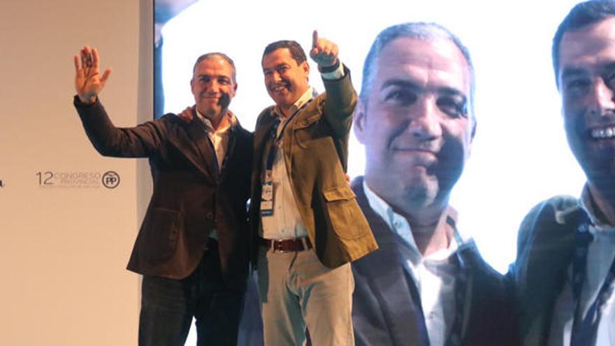 Elías Bendodo y Juanma Moreno.