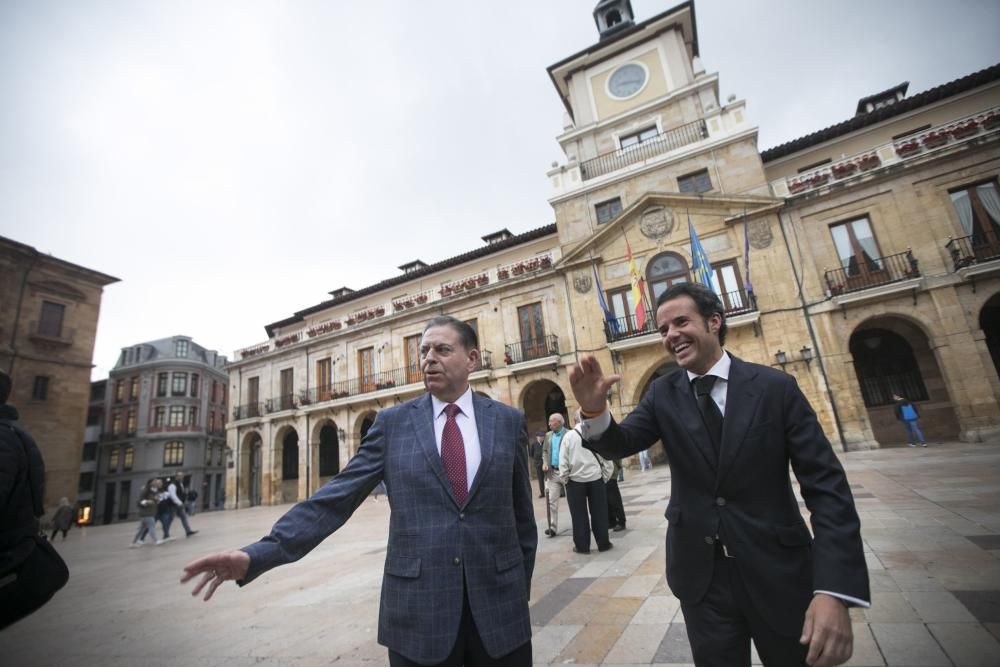 Pleno de elección de Alfredo Canteli