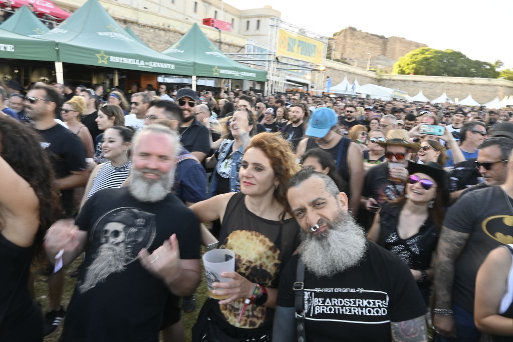 Ambiente de la segunda jornada del Rock Imperium Festival en Cartagena