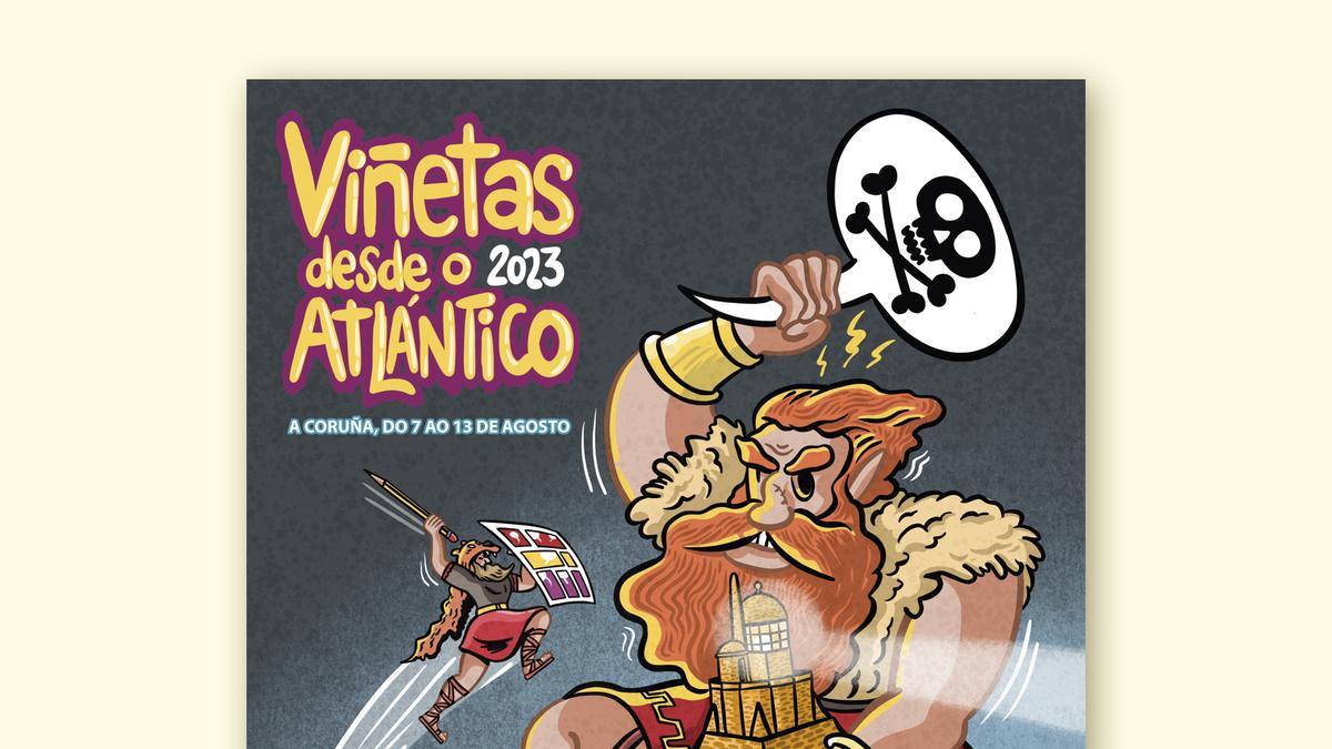 Cartel del Viñetas desde o Atlántico 2023.