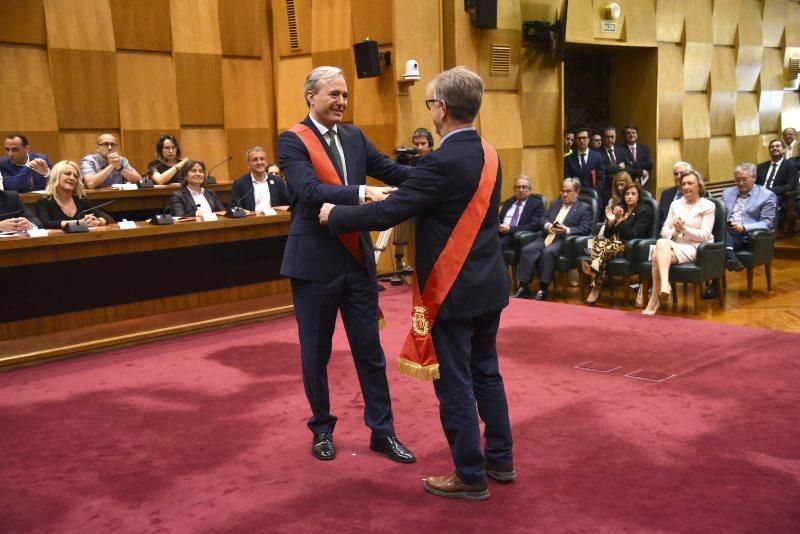 Toma de posesión de Jorge Azcón como alcalde de Zaragoza