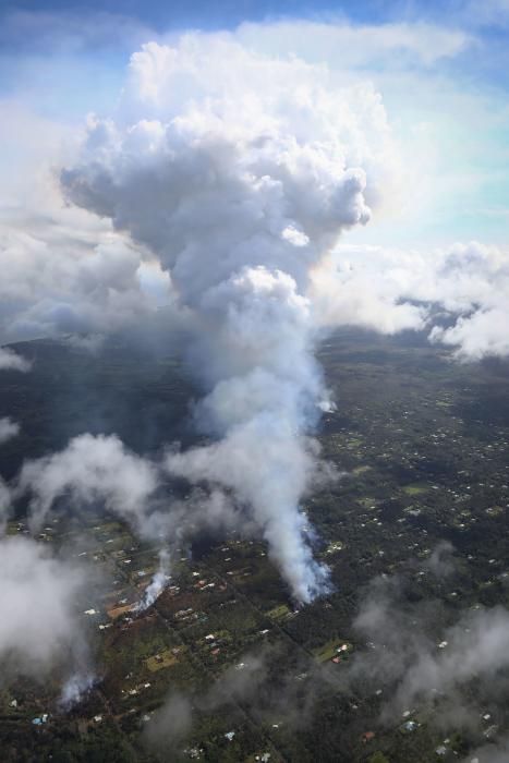 Erupción del volcán Kilauea en Hawái