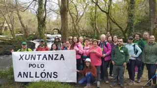 Sete asociacións de Bergantiños piden máis protección para o espazo fluvial do Anllóns