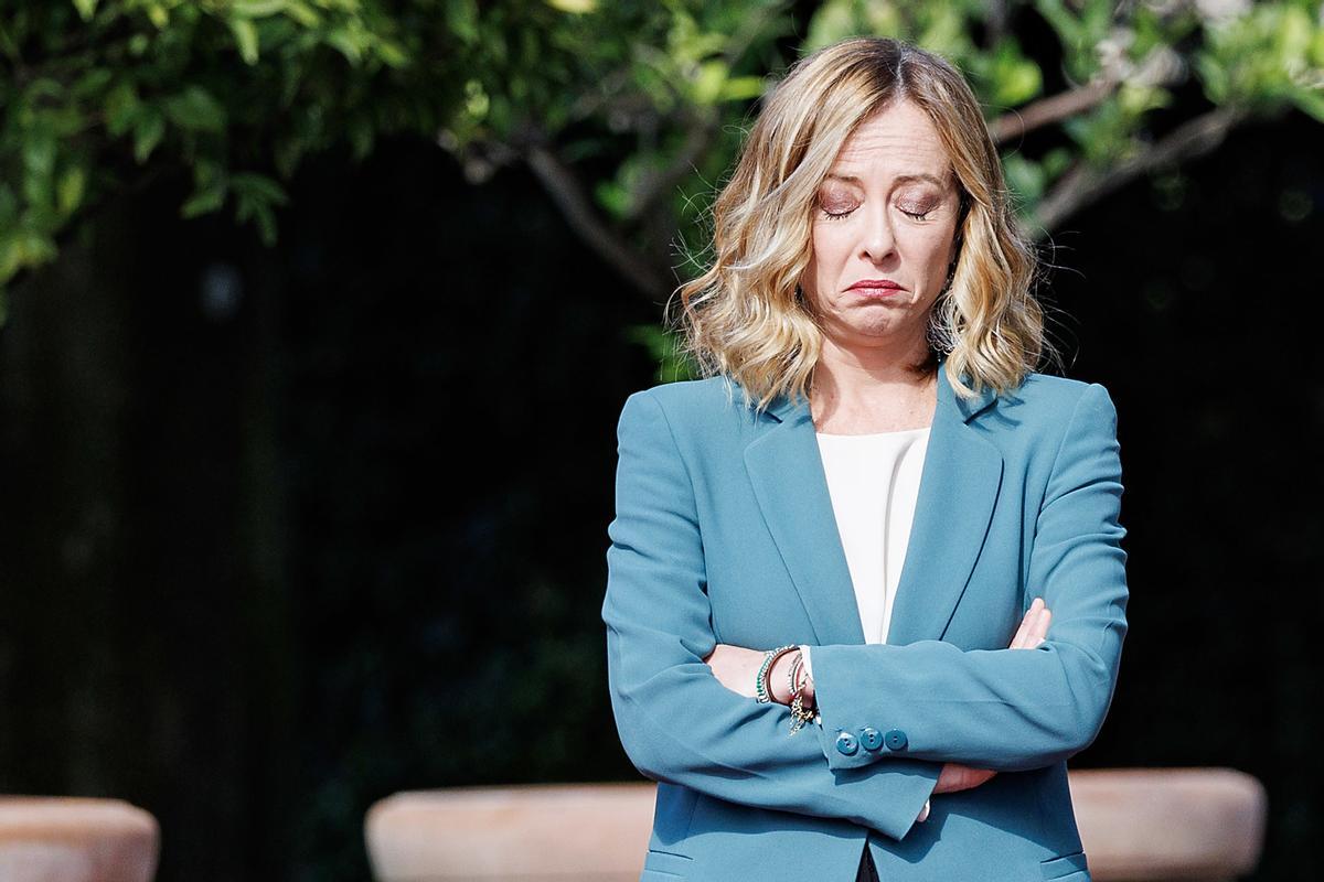 La primera ministra italiana, Giorgia Meloni.