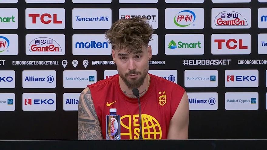 Juancho Hernangómez: "Ellos han salido con el cuchillo entre los dientes"