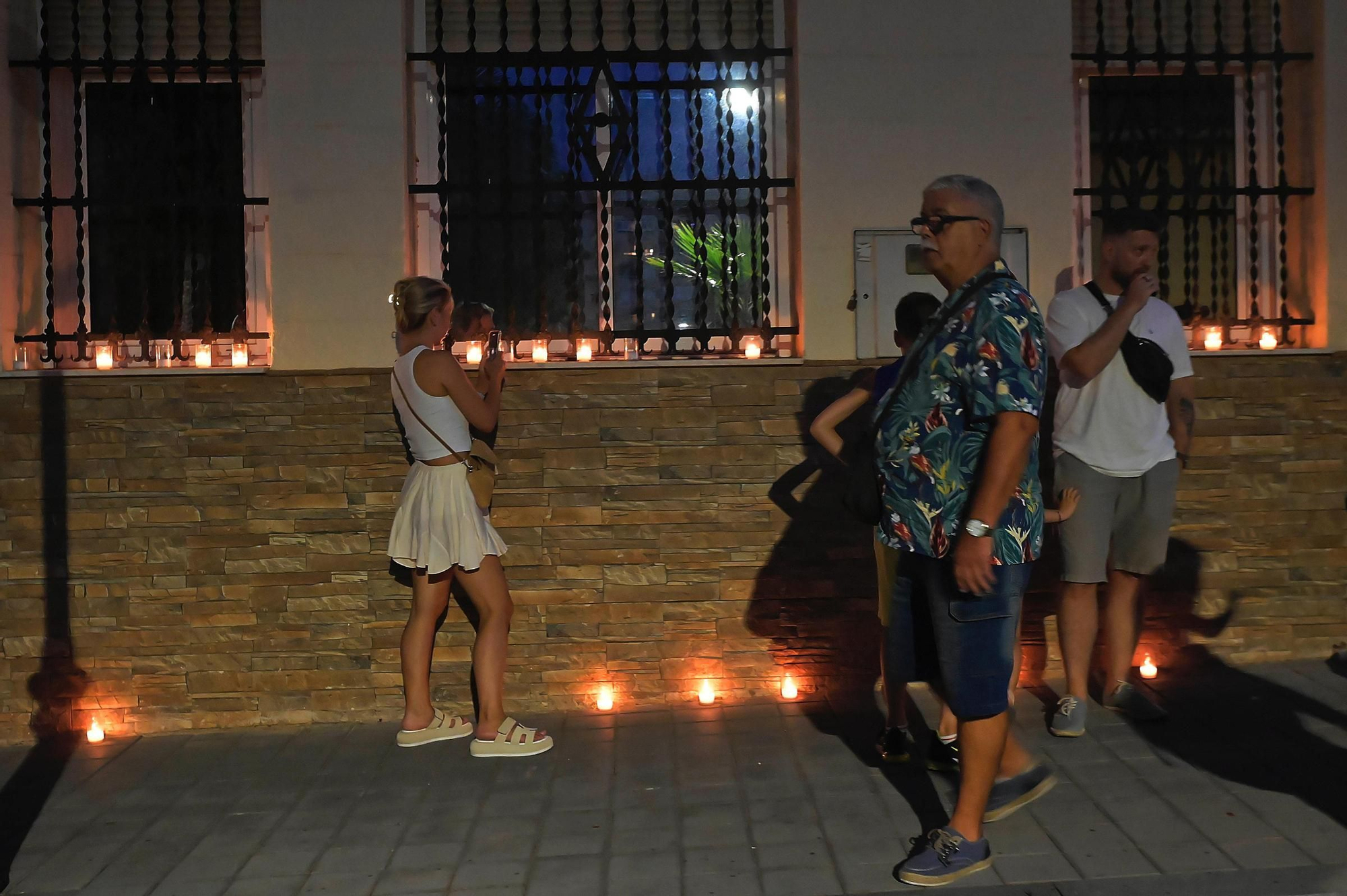 La conmemoración de los cien años de la llegada del alumbrado público en el barrio de San Gabriel, en imágenes