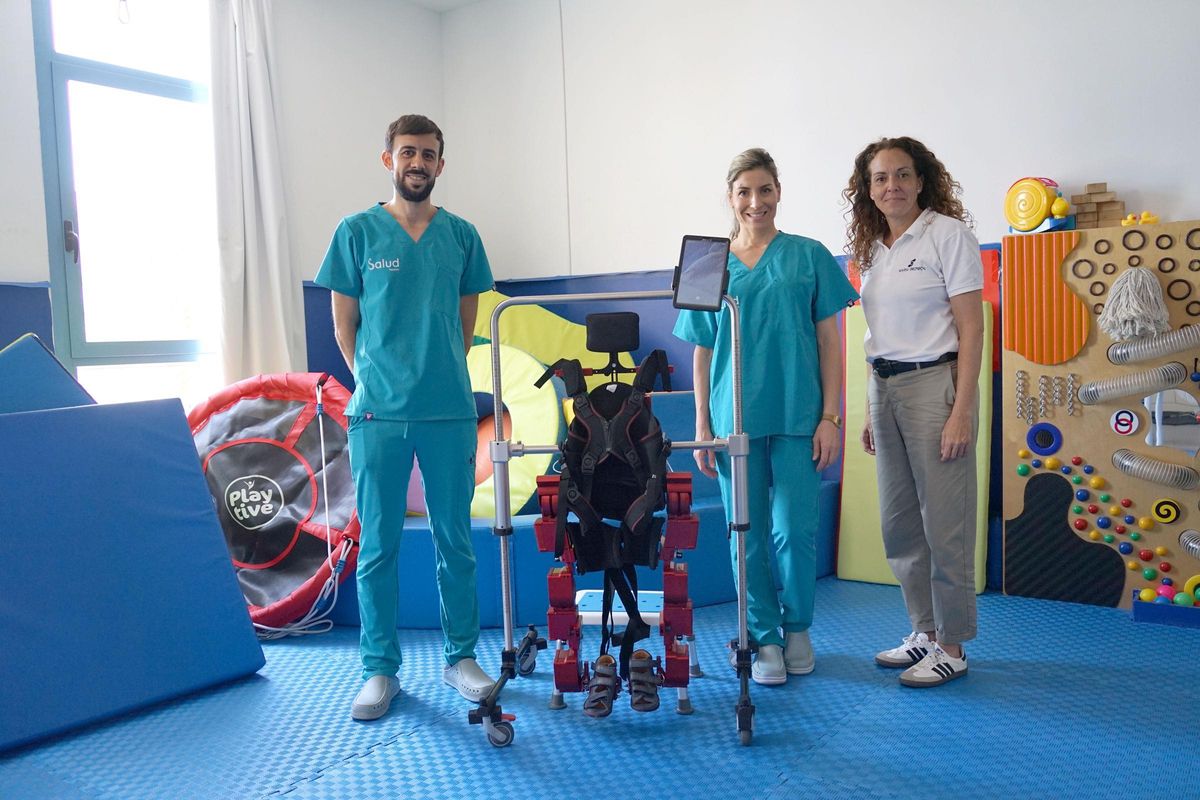 Fepamic incorpora el exoesqueleto Atlas 2030 para mejorar la terapia de cuatro menores de Córdoba.