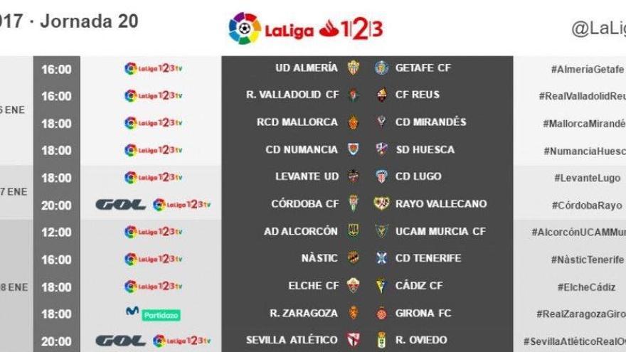 El Elche-Cádiz se jugará el domingo 8 de enero a las 18 horas