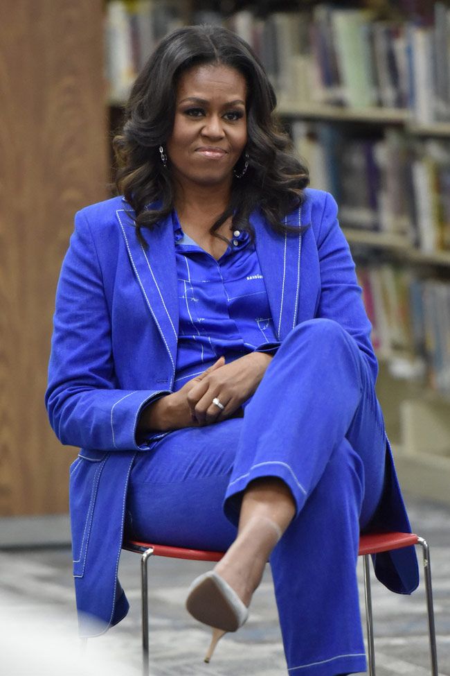 Michelle Obama, durante la promoción de su libro 'Becoming'