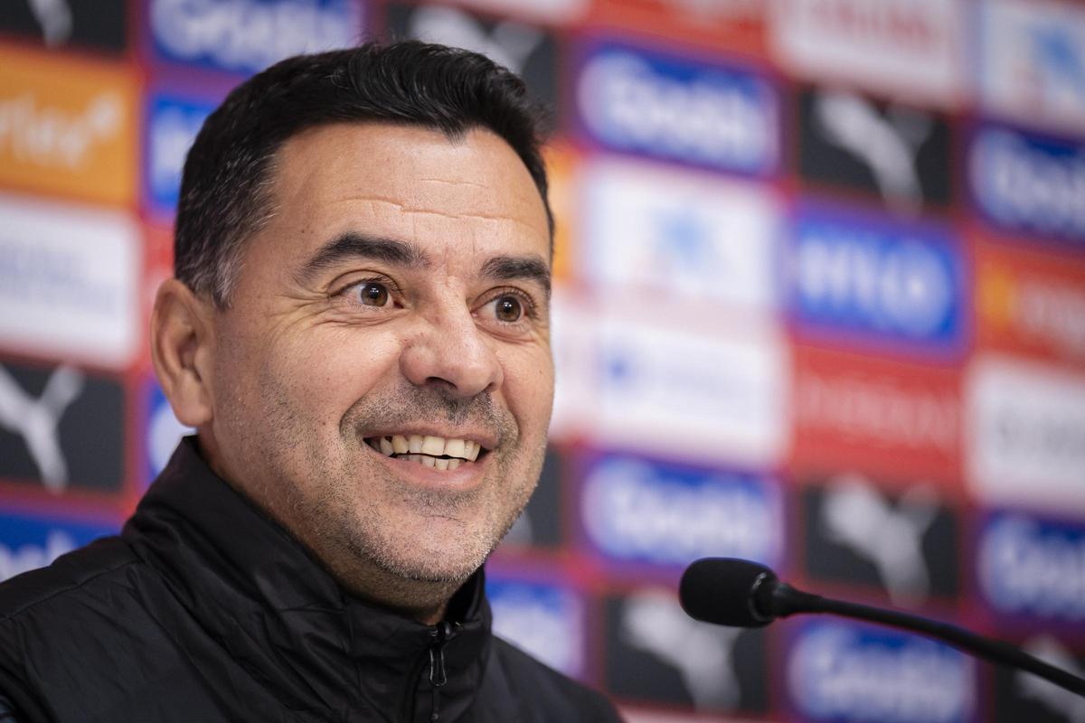 Rueda de prensa de Míchel Sánchez