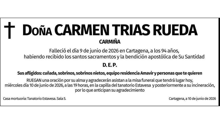 Dª Carmen Trias Rueda