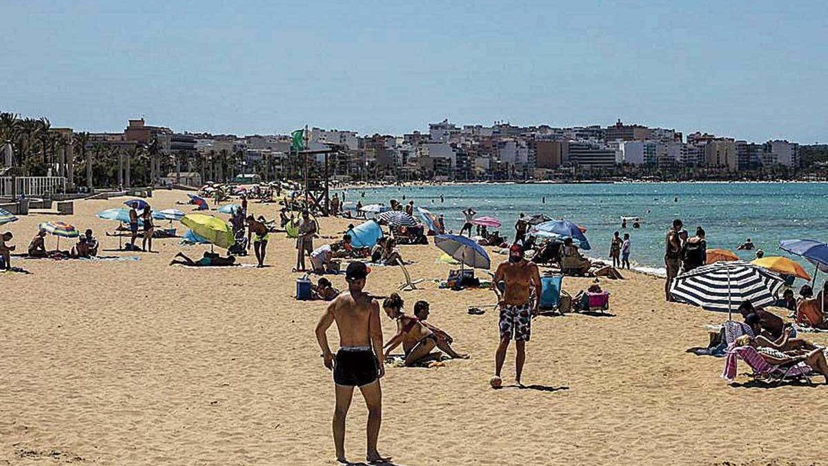 Playa de Palma, una de las zonas con más plazas turísticas.