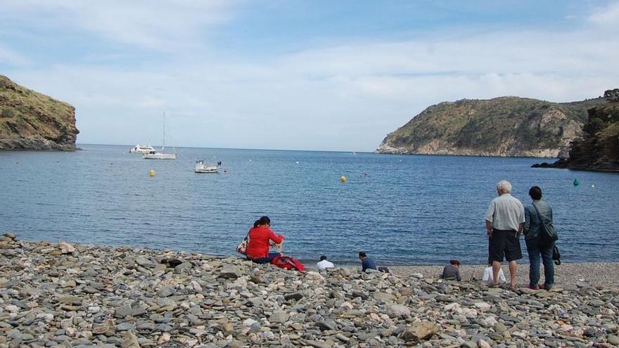 El  paisatge, vist des de cala Jóncols.