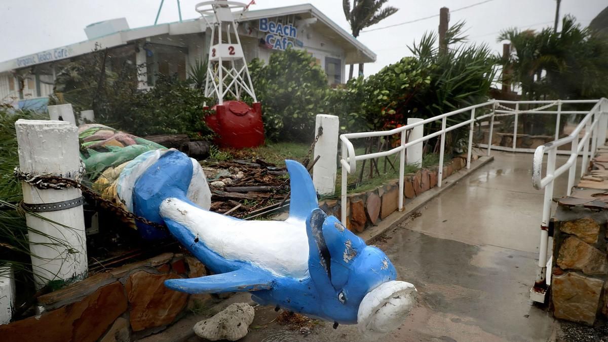 Destrozos en Fort Lauderdale.