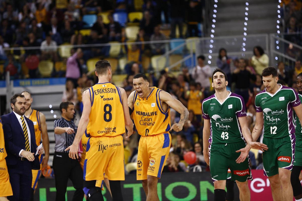 El Unicaja siempre sufre cuando juega en Las Palmas.