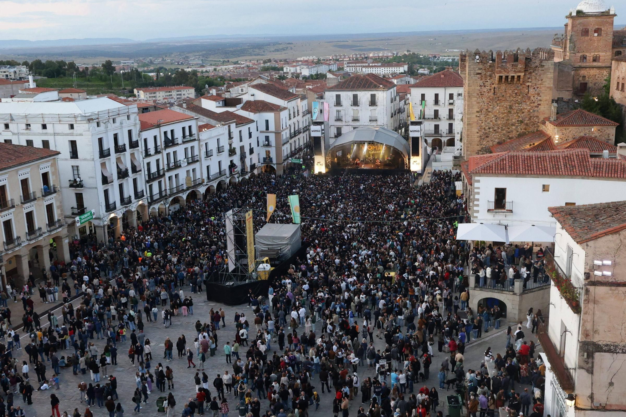 Las imágenes del sábado de Womad en Cáceres
