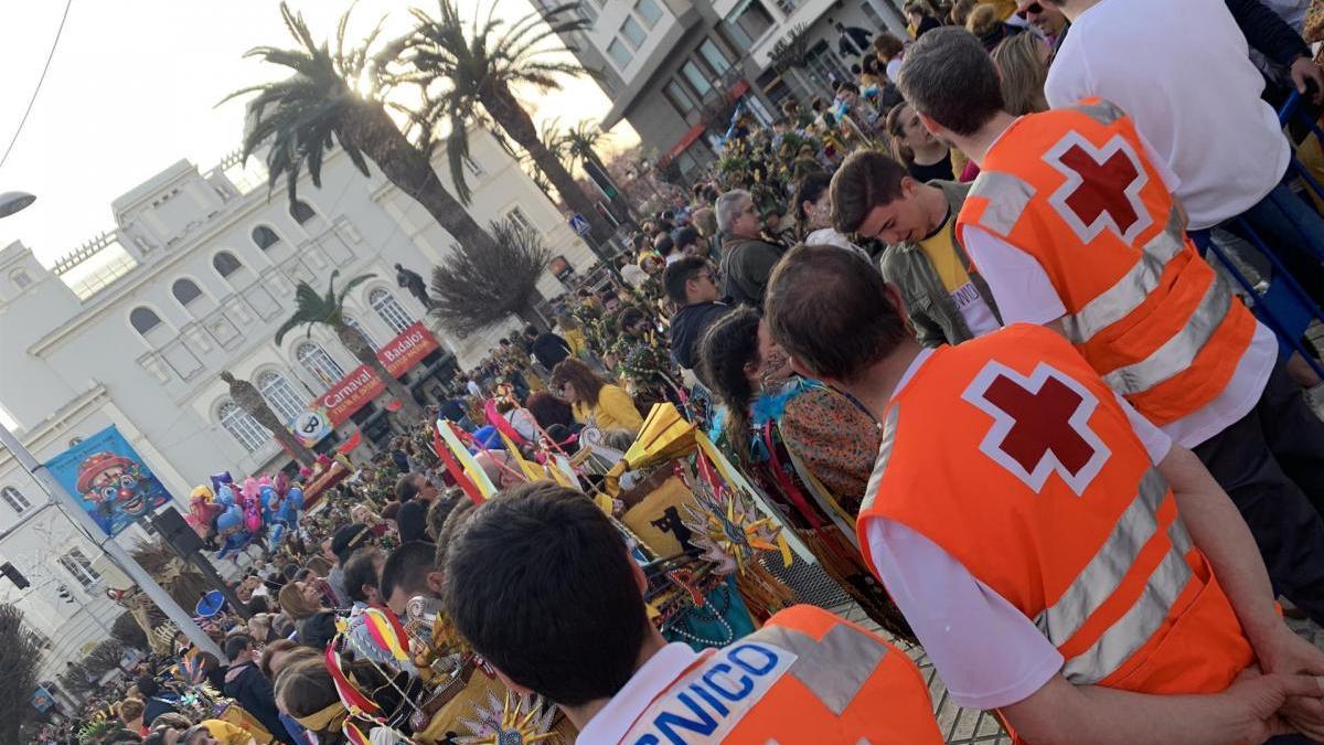 Cruz Roja atiende 163 incidencias durante el fin de semana del Carnaval de Badajoz