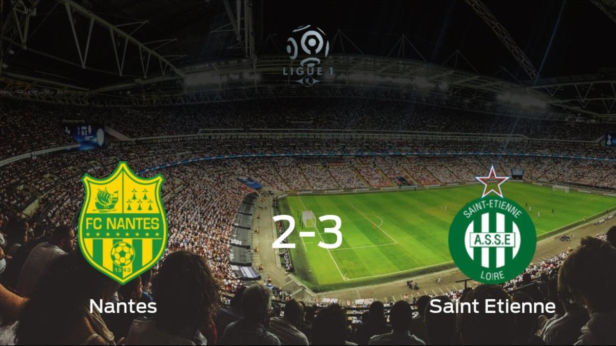 El AS Saint Etienne se lleva los tres puntos ante el FC Nantes (2-3)