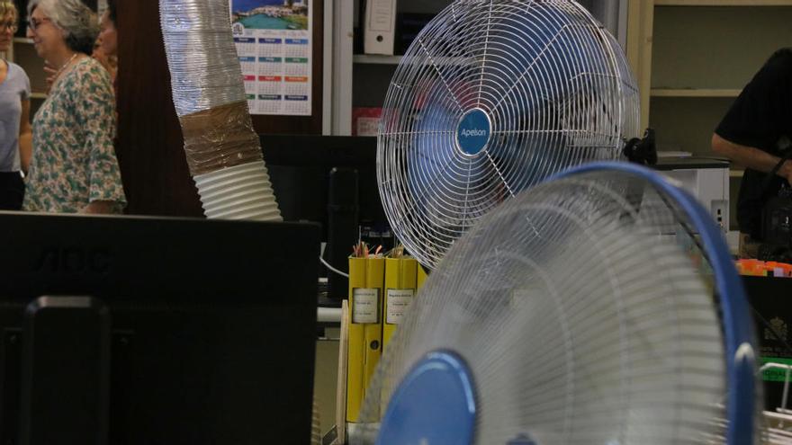 Ventiladors al Registre Civil de Girona