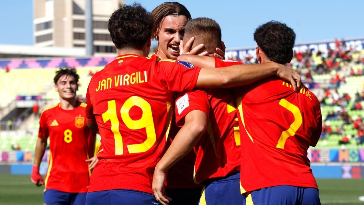 España disputa los cuartos de final del Mundial Sub-20 contra Colombia