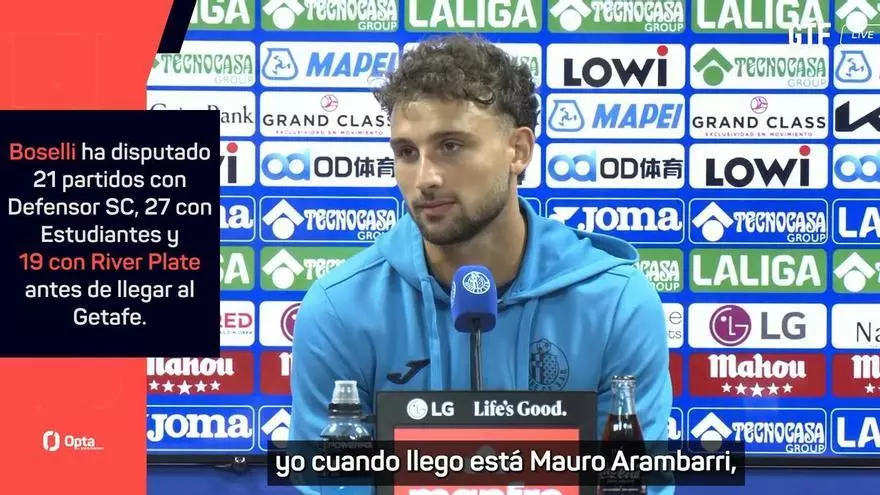 Boselli: “¿Seguir en el Getafe? Me gustaría pero no depende de mí”